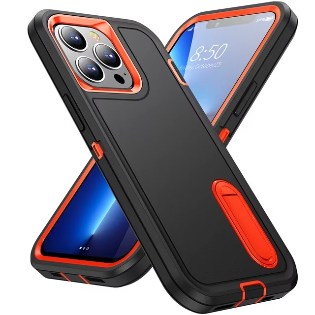 Luxury Apple iPhone Case, MagSafe Compatible, Camera Lens and Screen Protection, Ultra Thin, Shockproof, Magnetic, Full All Around Protection, Dustproof Armor Stand Cover