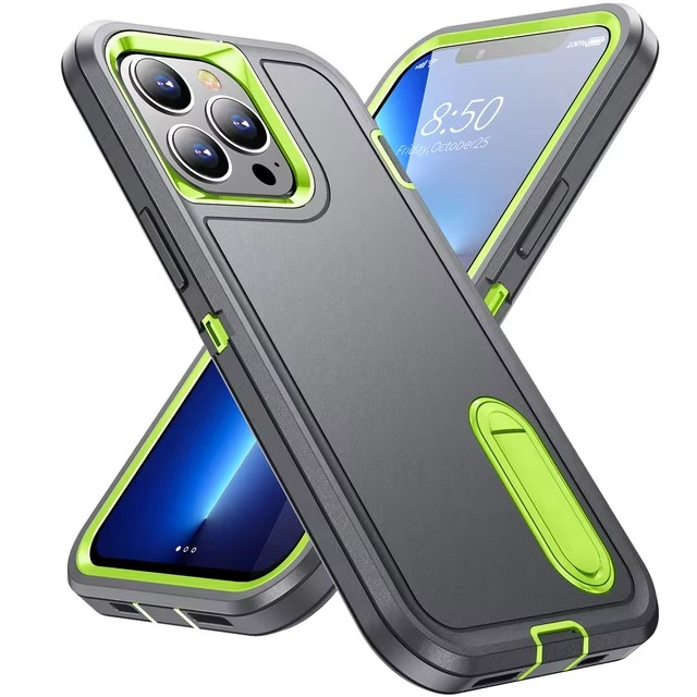 Luxury Apple iPhone Case, MagSafe Compatible, Camera Lens and Screen Protection, Ultra Thin, Shockproof, Magnetic, Full All Around Protection, Dustproof Armor Stand Cover