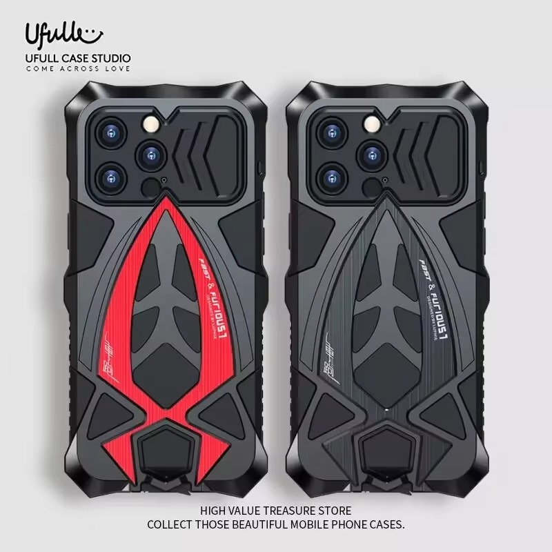 Robust Apple iPhone Case, MagSafe Compatible, Camera Lens and Screen Protection, Ultra Thin, Shockproof, Magnetic, Full All Around Protection, Heavy Armor Metal Cover
