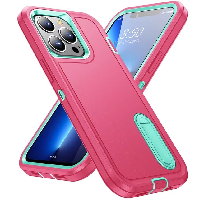 Luxury Apple iPhone Case, MagSafe Compatible, Camera Lens and Screen Protection, Ultra Thin, Shockproof, Magnetic, Full All Around Protection, Dustproof Armor Stand Cover