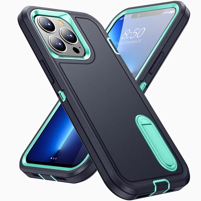 Luxury Apple iPhone Case, MagSafe Compatible, Camera Lens and Screen Protection, Ultra Thin, Shockproof, Magnetic, Full All Around Protection, Dustproof Armor Stand Cover