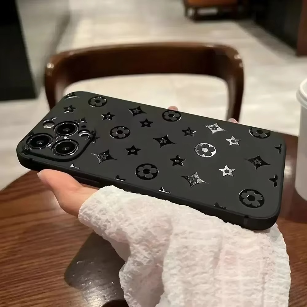 Premium Apple iPhone Case, MagSafe Compatible, Camera Lens and Screen Protection, Ultra Thin, Shockproof, Magnetic, Full All Around Protection, Vintage Black Soft Cover