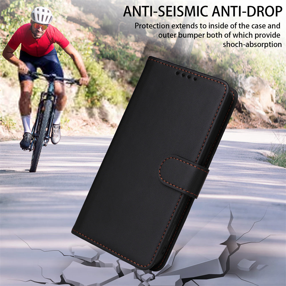 Luxuriöse, abnehmbare 2-in-1-Brieftaschenhülle für das iPhone – magnetische Lederhülle, Kartenhalter, Ständer, sicherer Verschluss, stilvoller und langlebiger Schutz