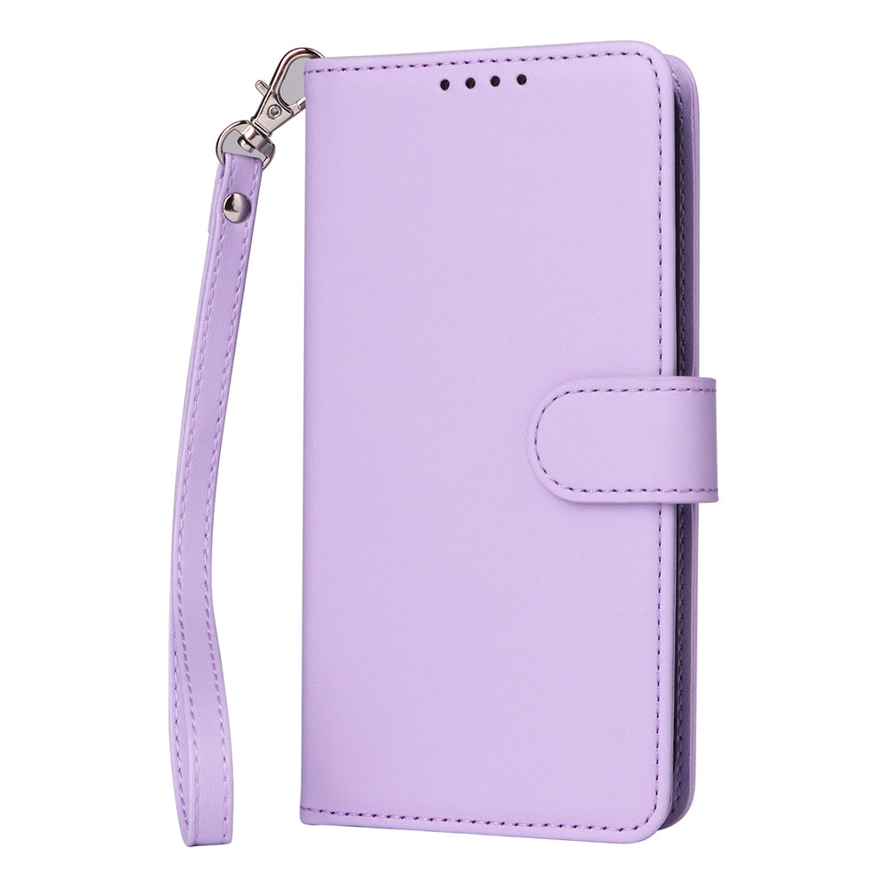 Luxuriöse, abnehmbare 2-in-1-Brieftaschenhülle für das iPhone – magnetische Lederhülle, Kartenhalter, Ständer, sicherer Verschluss, stilvoller und langlebiger Schutz