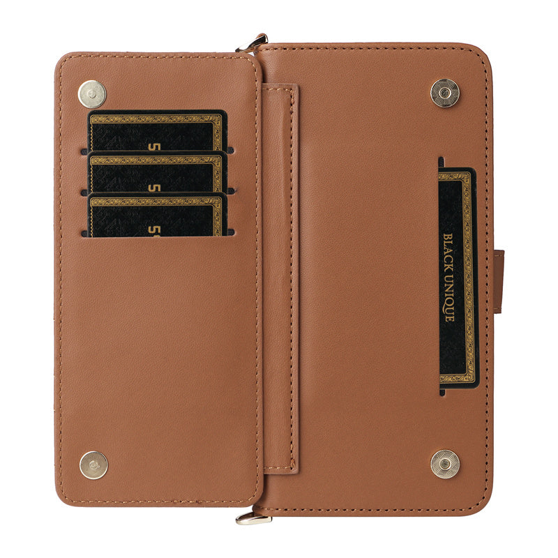 Luxury Crossbody Wallet iPhone Case – Fashion Shoulder Strap, Magnetic Closure, Card Holder and Premium Protection for iPhone