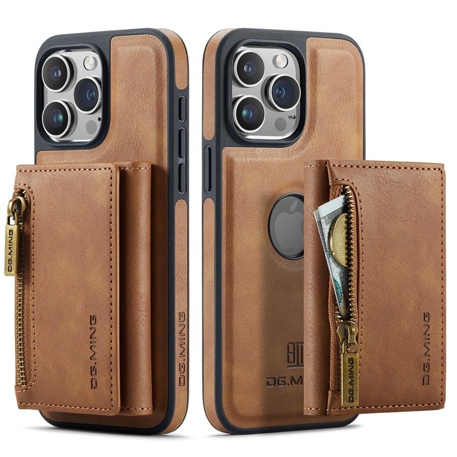 RFID Magnetic Detachable Leather Wallet iPhone Case – Stand Function, Secure Card Holder Premium Protection for iPhone Models