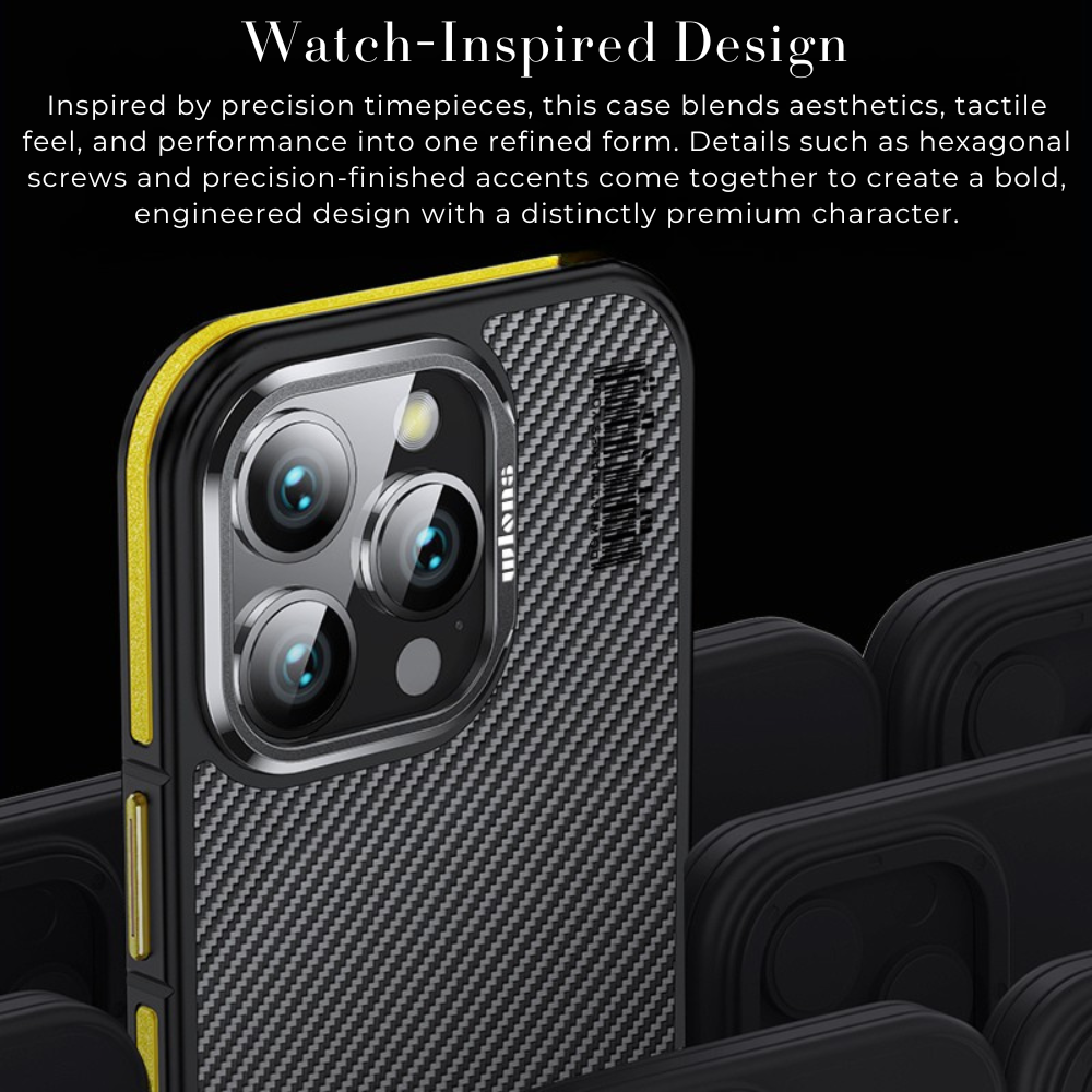 Premium 100% Aramid Fiber Kevlar iPhone Case – 600D Lightweight  Compatible Ultra-Thin Protective Cover for iPhone Models