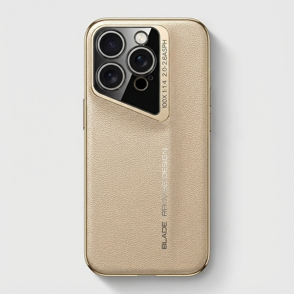 Premium Luxury iPhone Case – Electroplated Leather, Ultra-Thin, Shockproof Hard Protection Durable Cover | Case for iPhone