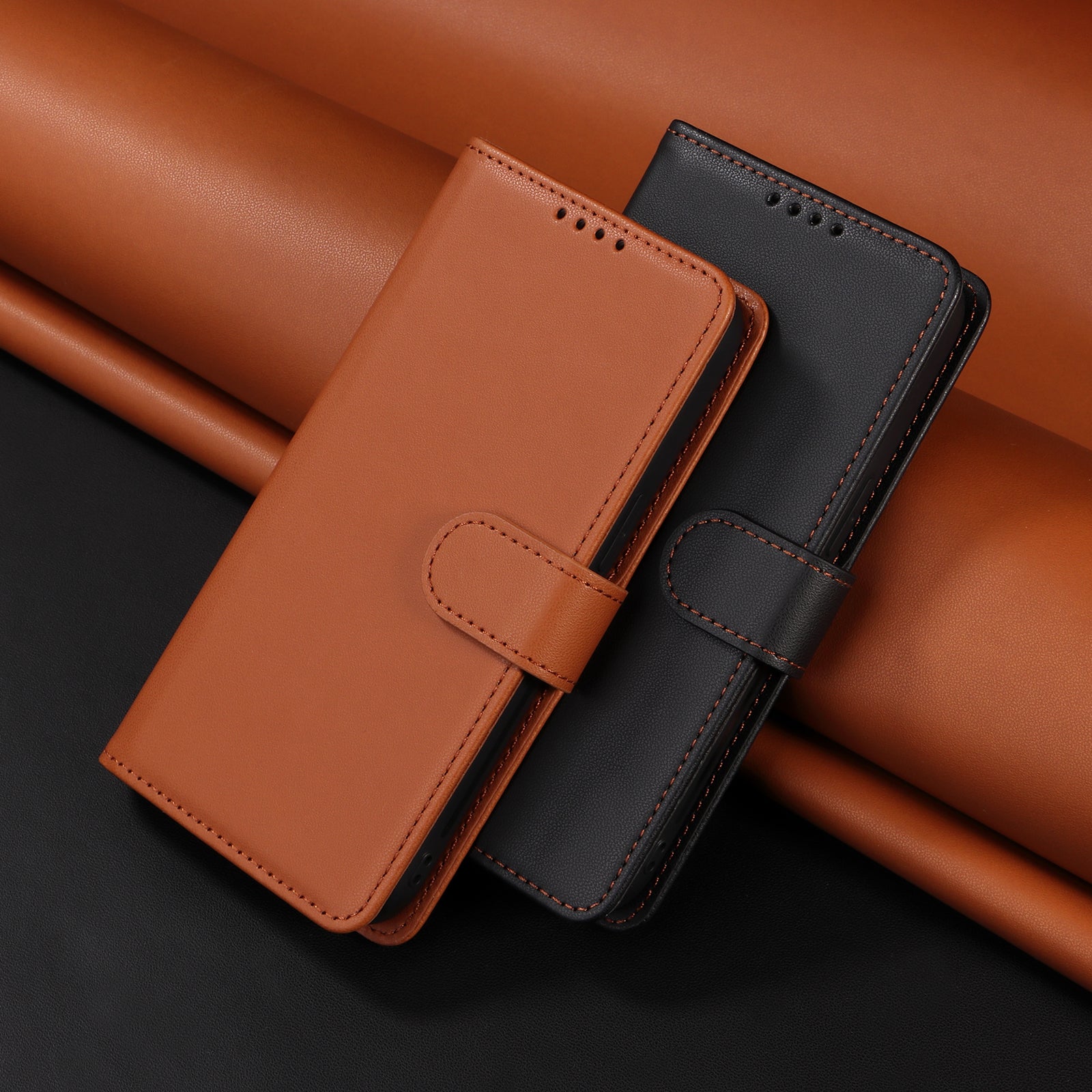 Luxuriöse, abnehmbare 2-in-1-Brieftaschenhülle für das iPhone – magnetische Lederhülle, Kartenhalter, Ständer, sicherer Verschluss, stilvoller und langlebiger Schutz