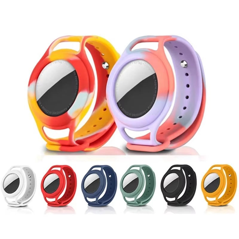 Premium Kids AirTag Wristband – Soft Silicone Anti-Lost Tracker Strap, Comfortable Durable Protective Bracelet for Children, Baby-Safe Material