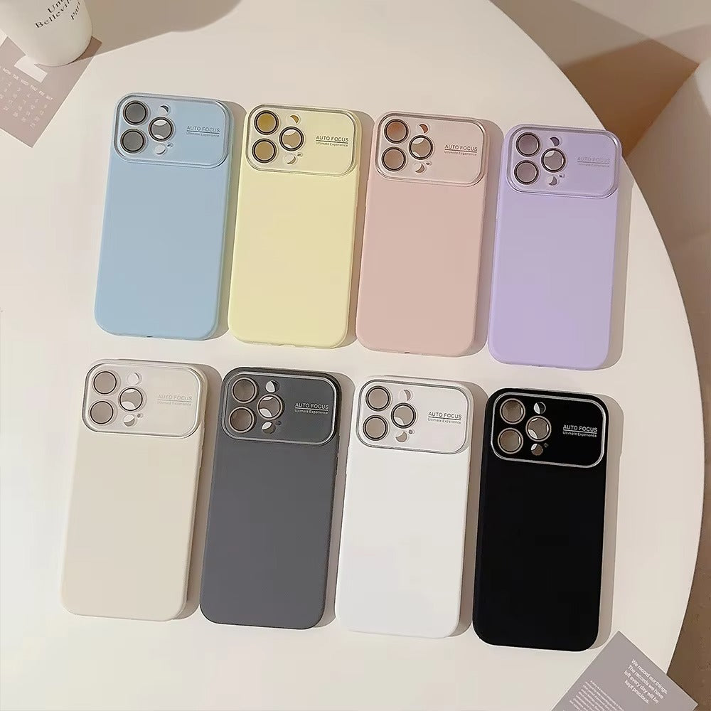 High Quality Apple iPhone Case Compatible, Camera Lens & Screen Protection, Protection Cover with Silicone Lens Film Design