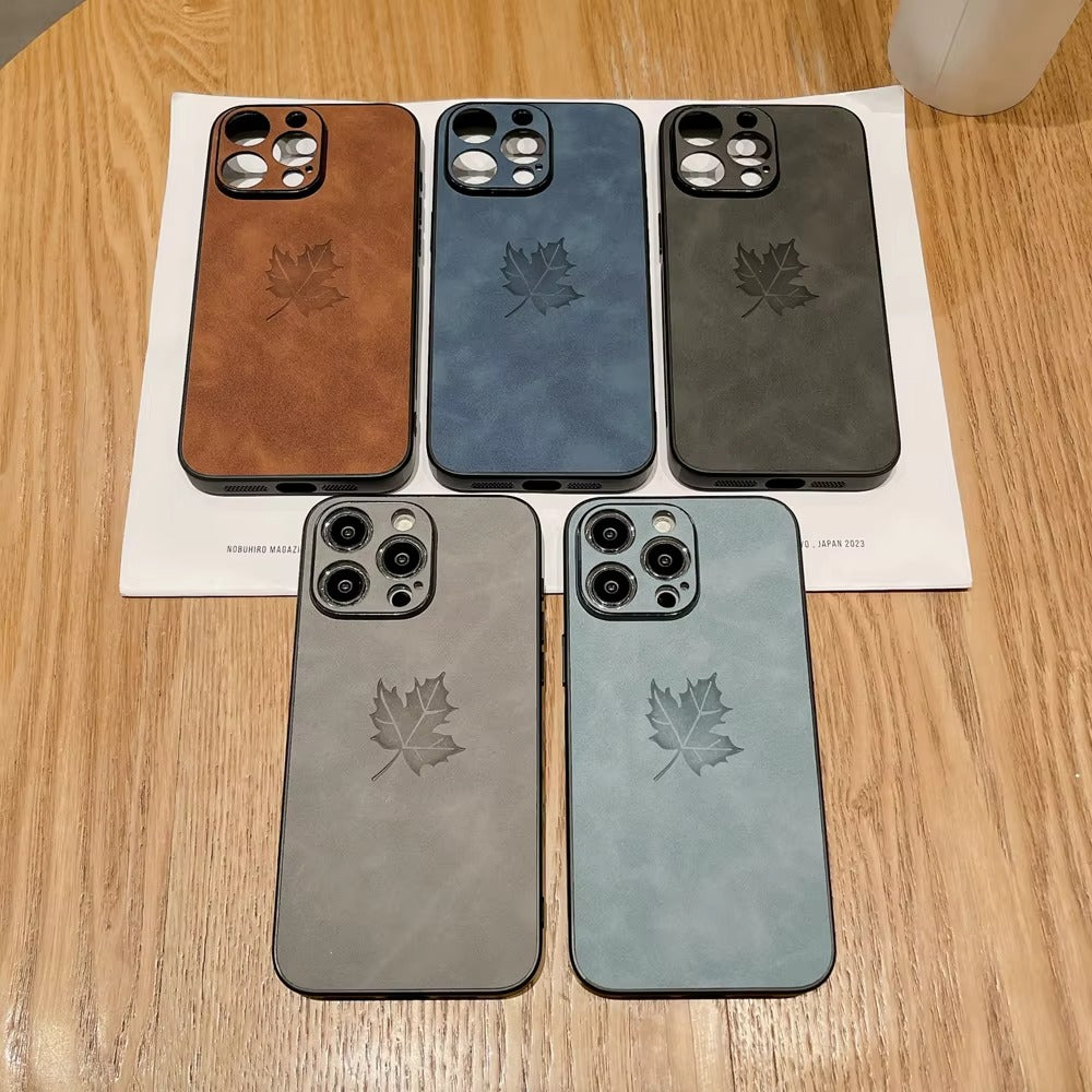 Premium Leather Retro iPhone Case – Comfortable Grip, Full Cover Protection, Stylish & Durable Design | Case for iPhone