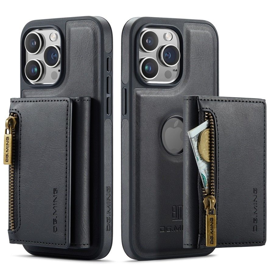 RFID Magnetic Detachable Leather Wallet iPhone Case – Stand Function, Secure Card Holder Premium Protection for iPhone Models