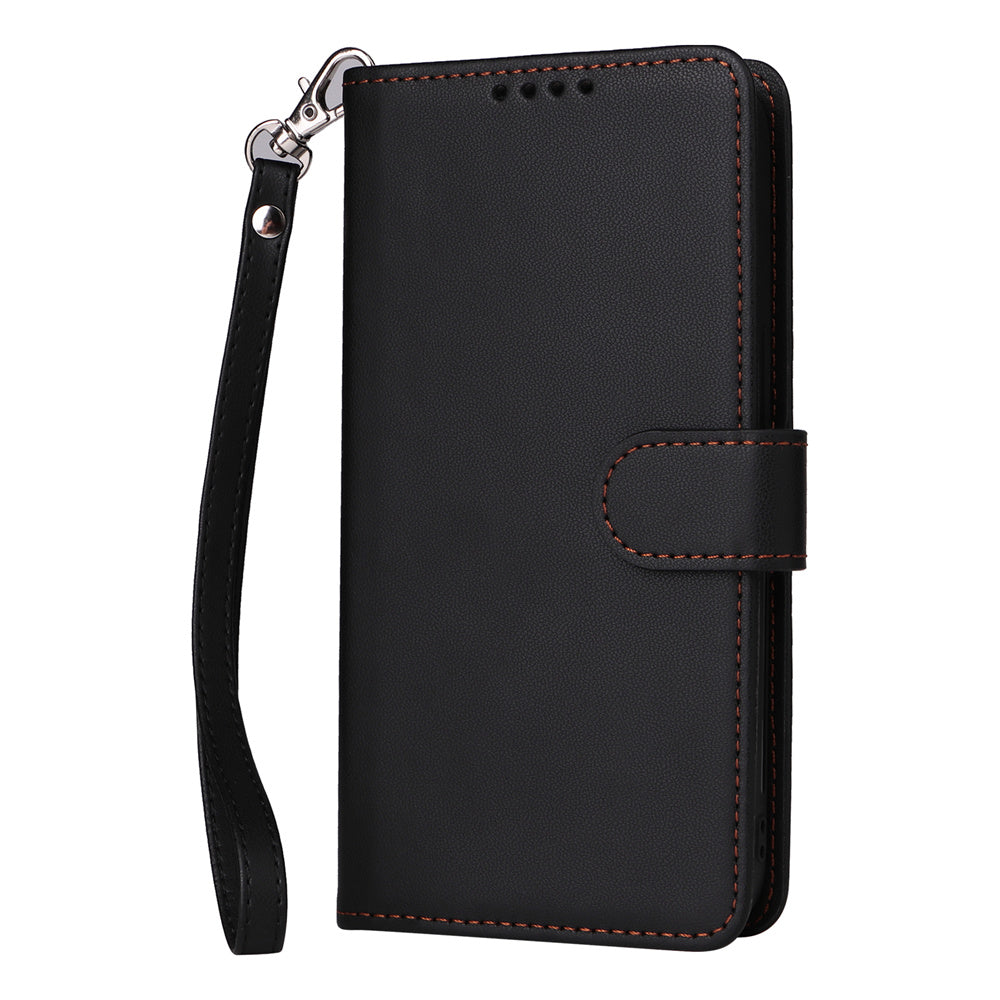 Luxuriöse, abnehmbare 2-in-1-Brieftaschenhülle für das iPhone – magnetische Lederhülle, Kartenhalter, Ständer, sicherer Verschluss, stilvoller und langlebiger Schutz