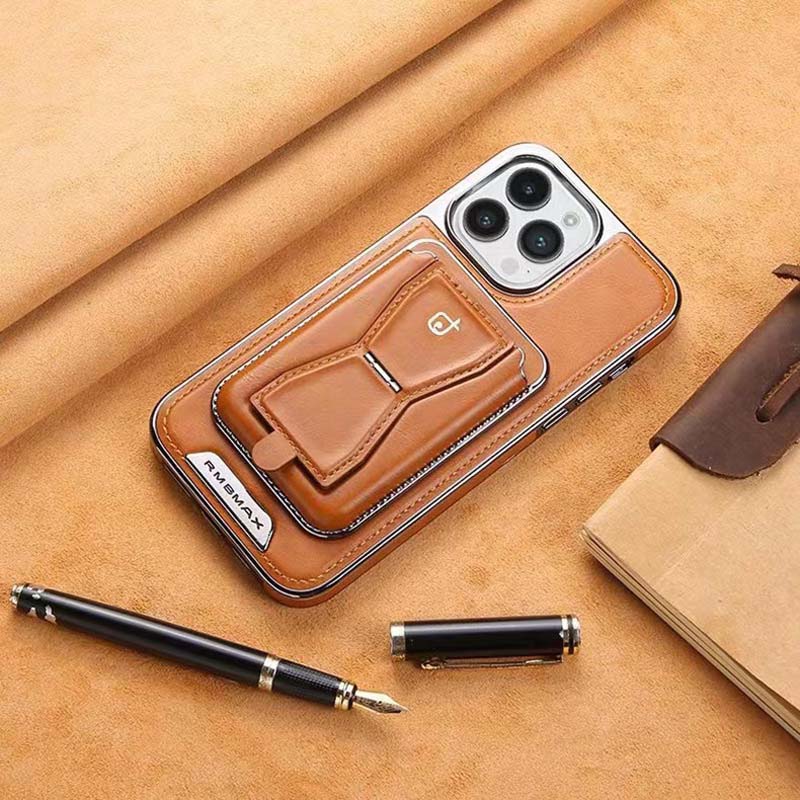 Luxuriöse iPhone-Hülle aus Leder im Brieftaschenformat mit Standfunktion – Kartenhalter, erstklassiger Schutz, robuste Klapphülle und stilvolles Design für iPhone-Modelle