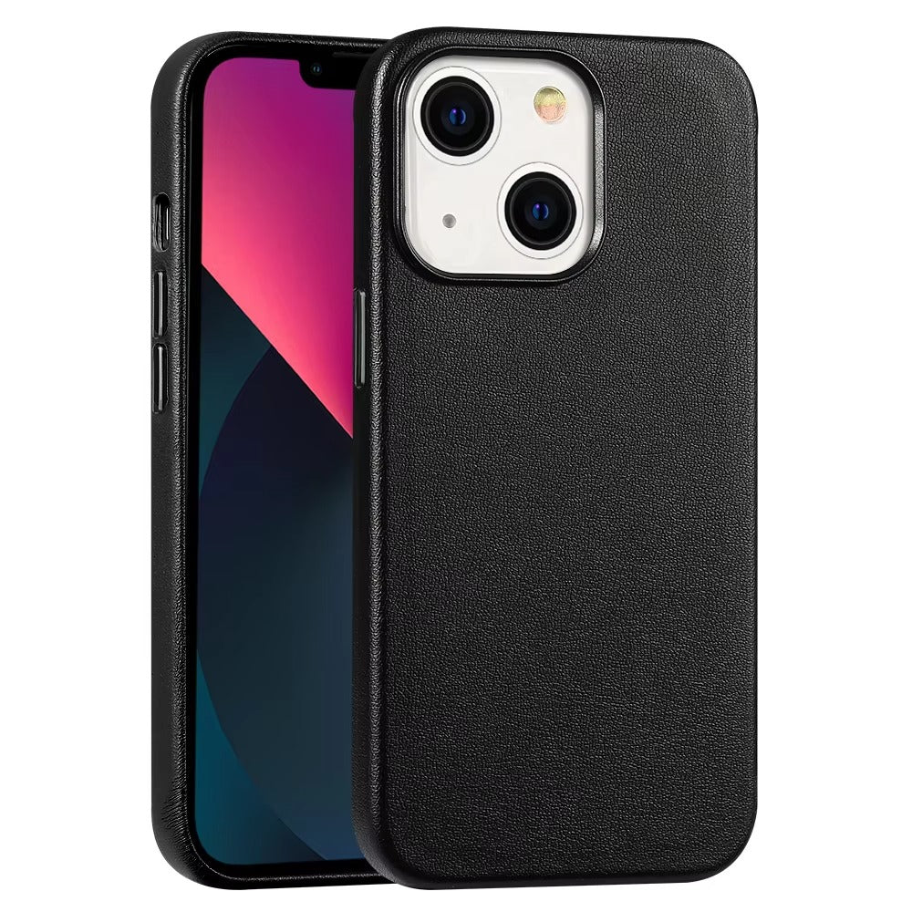 Premium Genuine Leather iPhone Case – 360° Full Protection, Luxury Armor Shell, Stylish & Durable Back Cover Case for iPhone