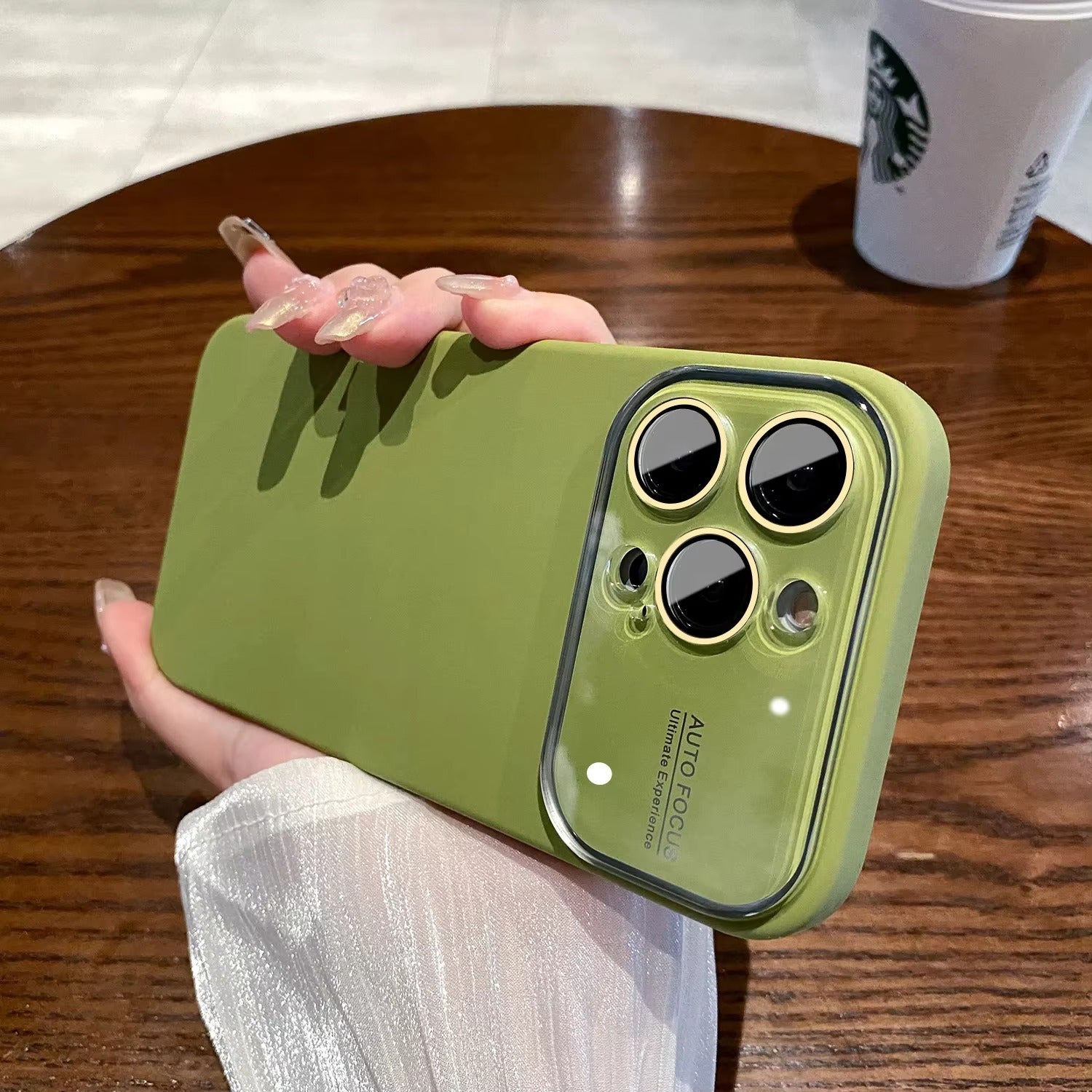 Luxury Apple iPhone Case MagSafe Compatible, Camera Lens & Screen Protection Cover with Silicone Matte Soft Finish