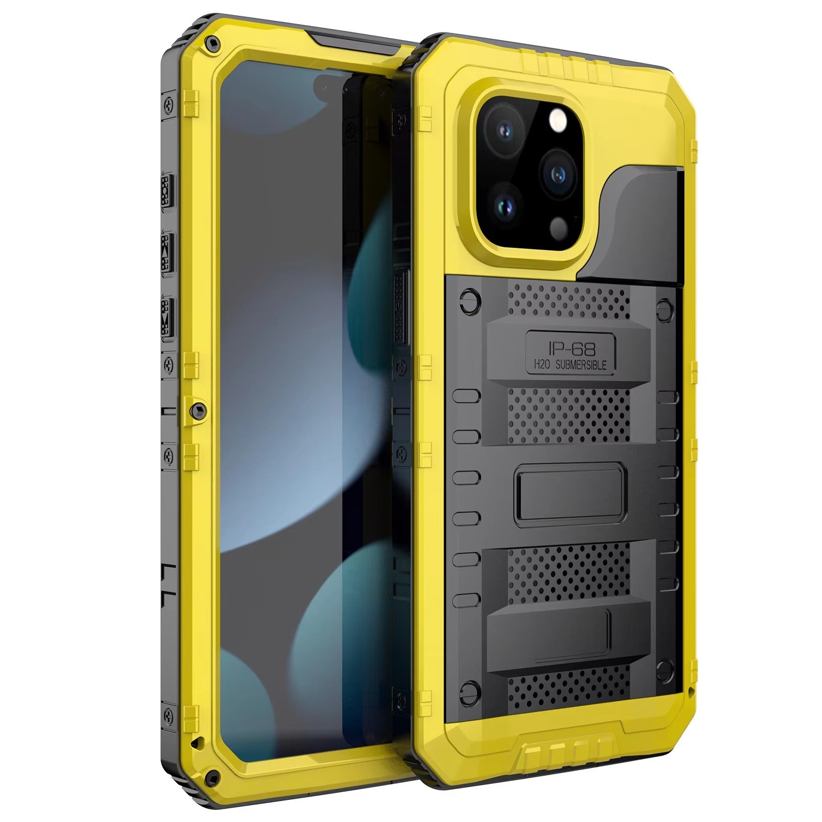 Robust Apple iPhone Case MagSafe Compatible, Camera Lens & Screen Protection, Cover with IP68 Waterproof Armor Design