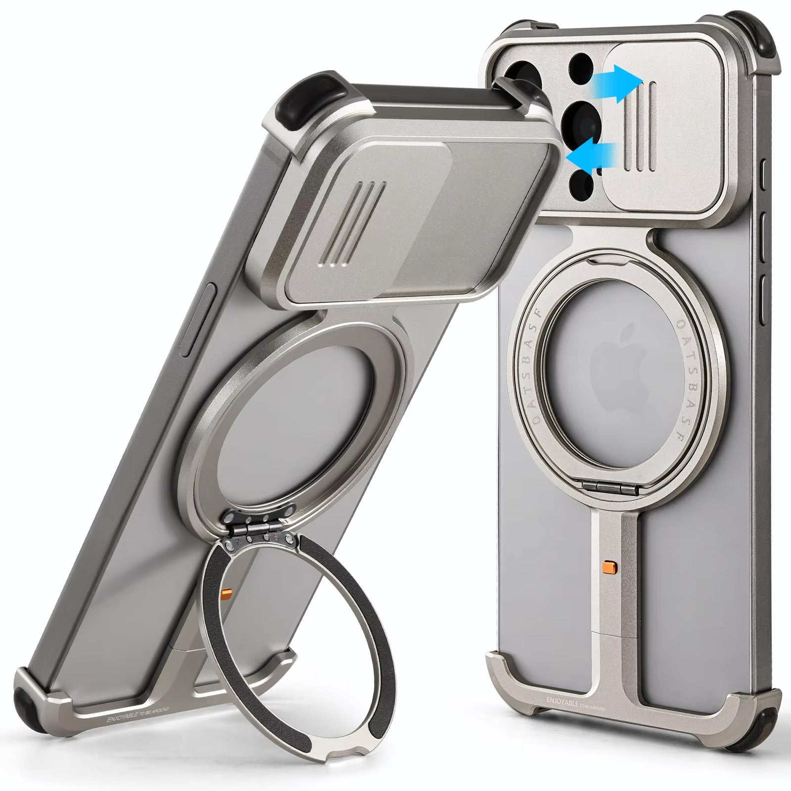 Premium Apple iPhone Case n, Ultra Thin Shockproof Magnetic Full All Around Protection Cover with Wireless Charging Bumper