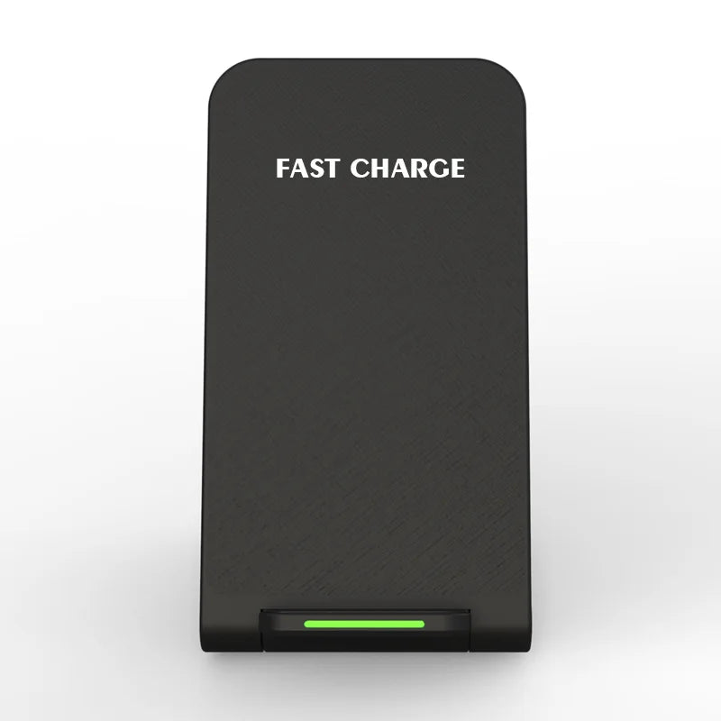 Premium 100W Wireless Charger Stand Fast Charging Station Pad for Apple iPhone, iOS, Android Smartphones – Type-C, Qi Dock, Dual Coil, Safety Features